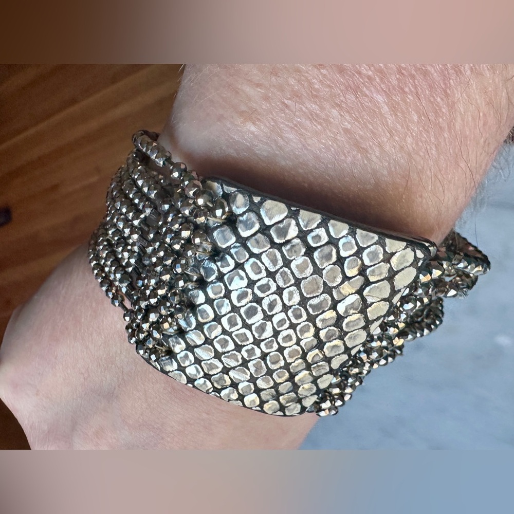 Millianna Python & Hematite Beaded Bracelet - image 5